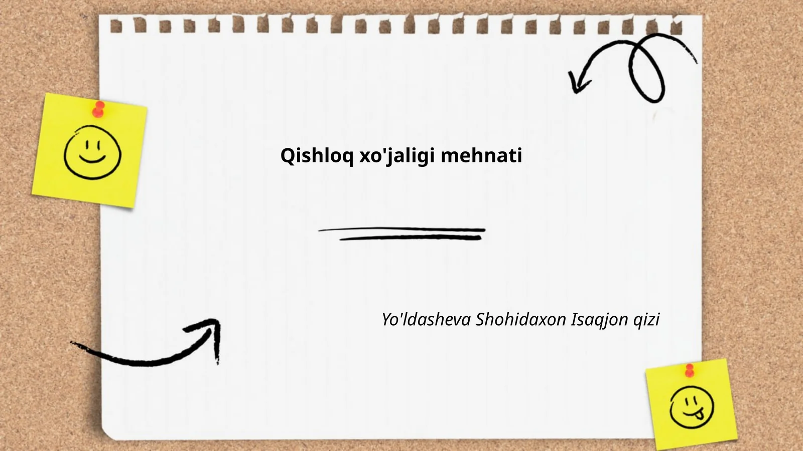 Qishloq xo'jaligi mehnati