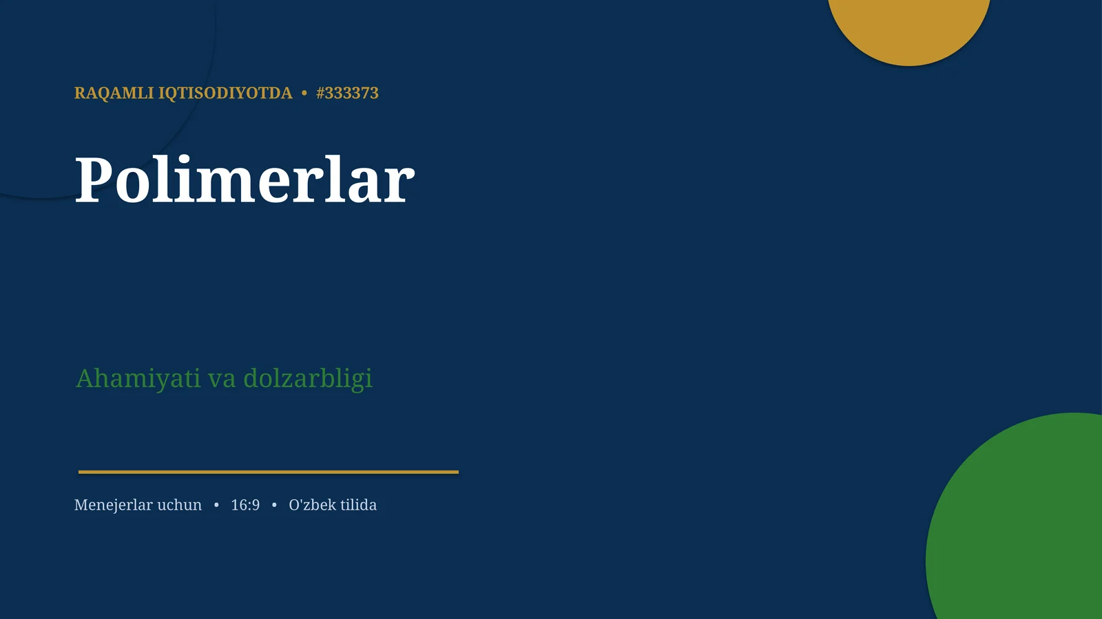 Polimerlar