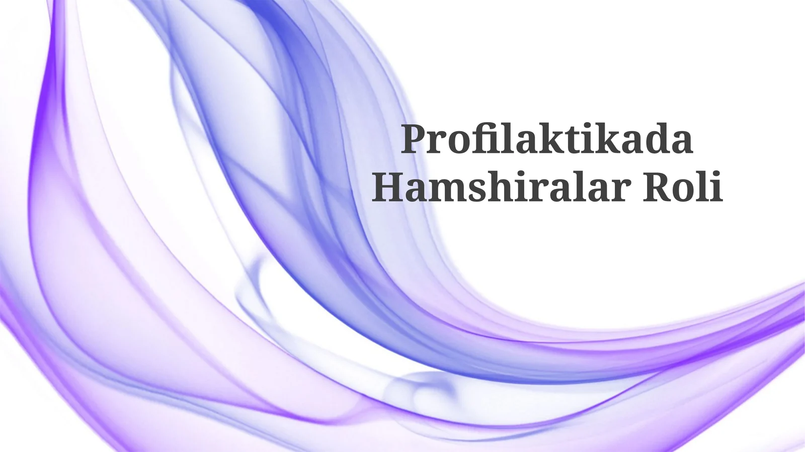 Profilaktikada hamshiralarning o‘rni: qo‘llanilishi va ahamiyati