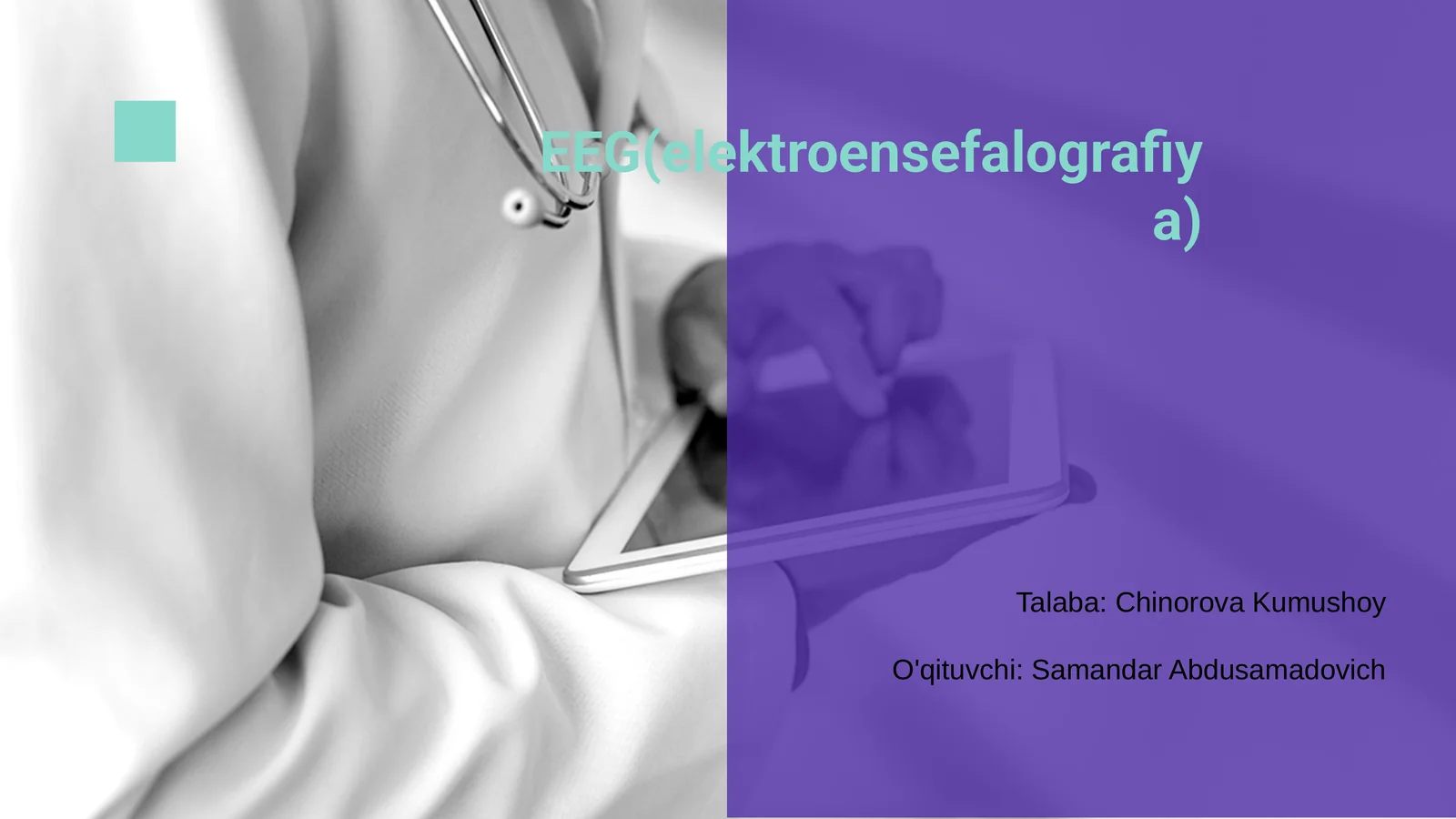 EEG(elektroensefalografiya)