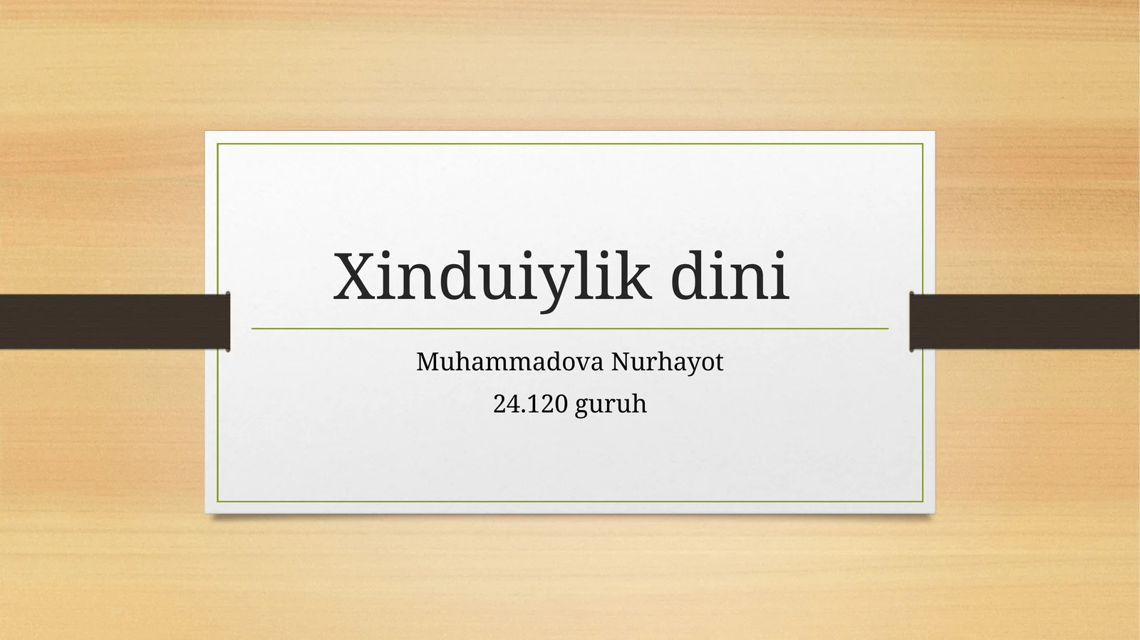 Xinduylik haqida umumiy tushuncha
