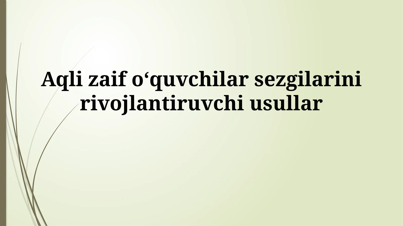 Musiqa terapiyasi orqali sezgi organlarini rivojlantirish