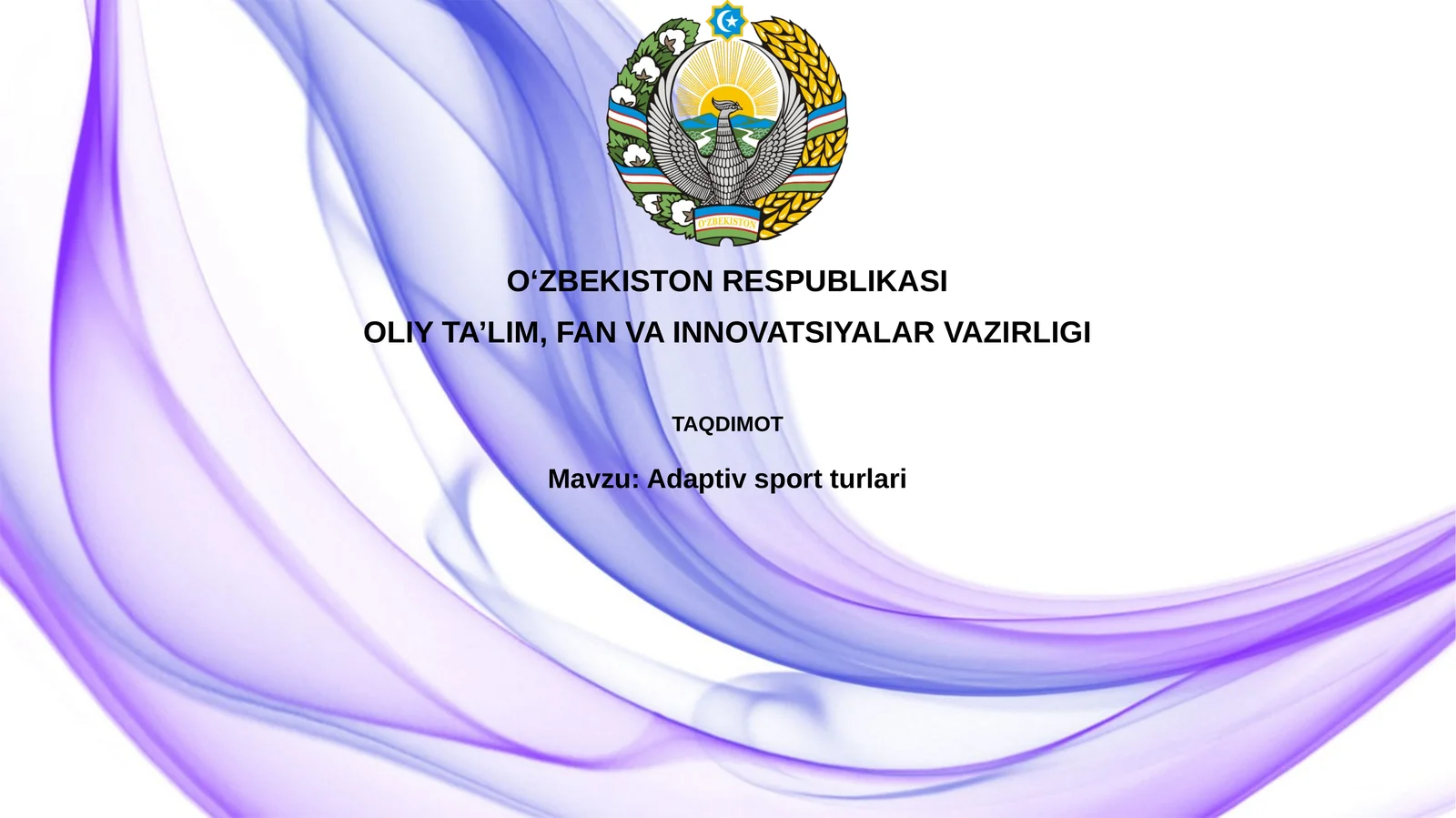 Adaptiv sport turlari