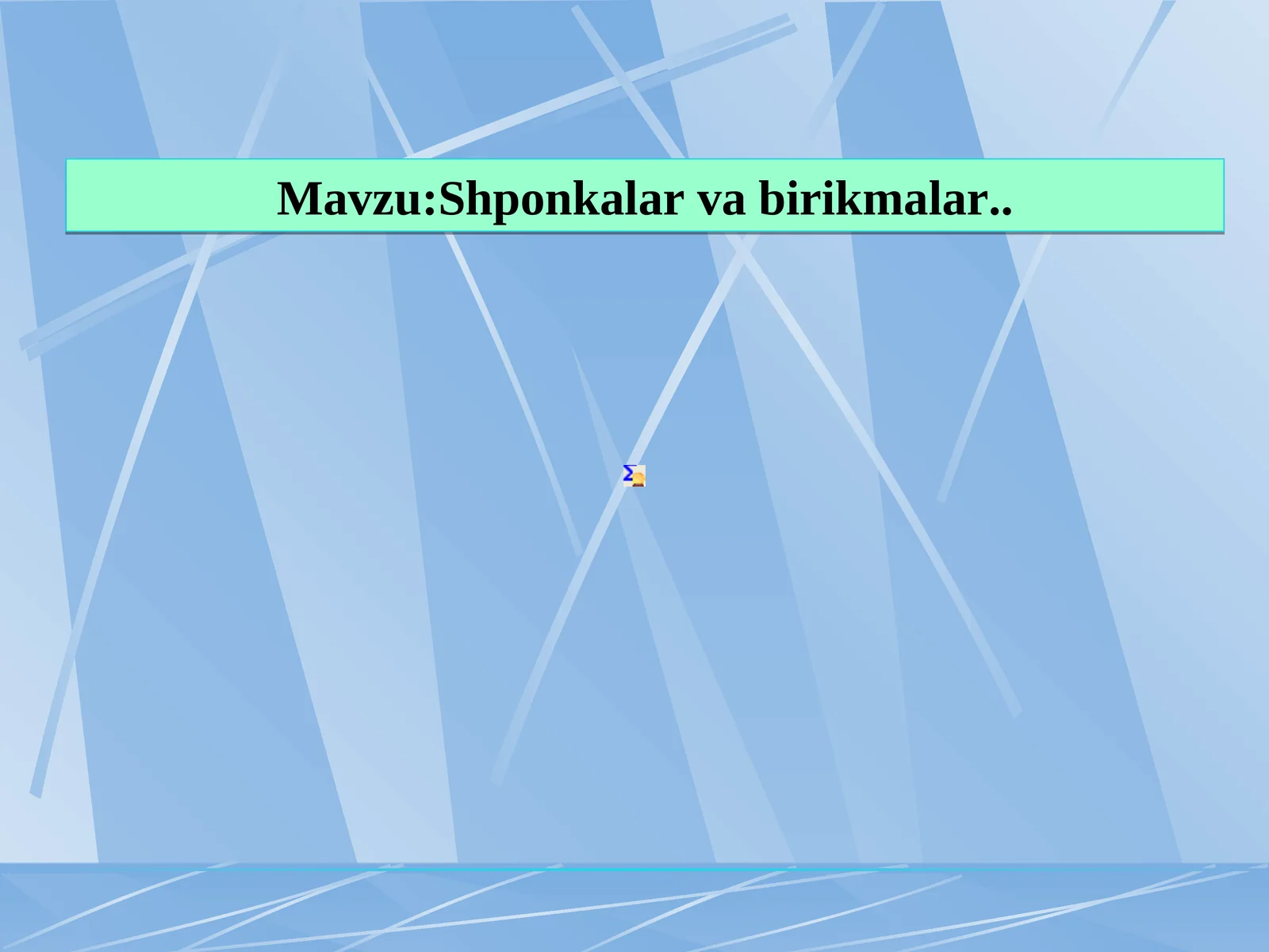 Shponkalar va birikmalar