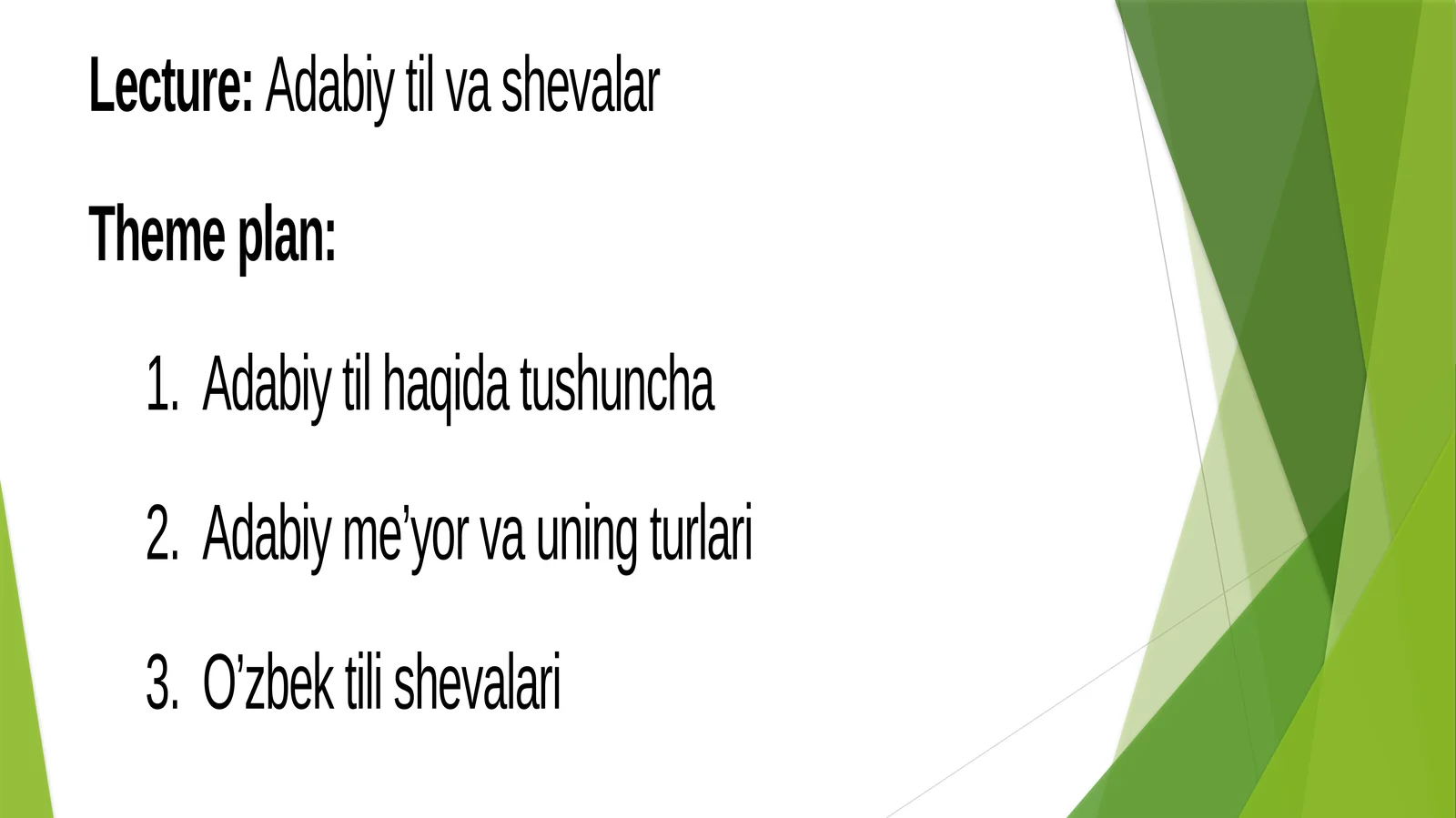 Qaytaishlangan adabiy til