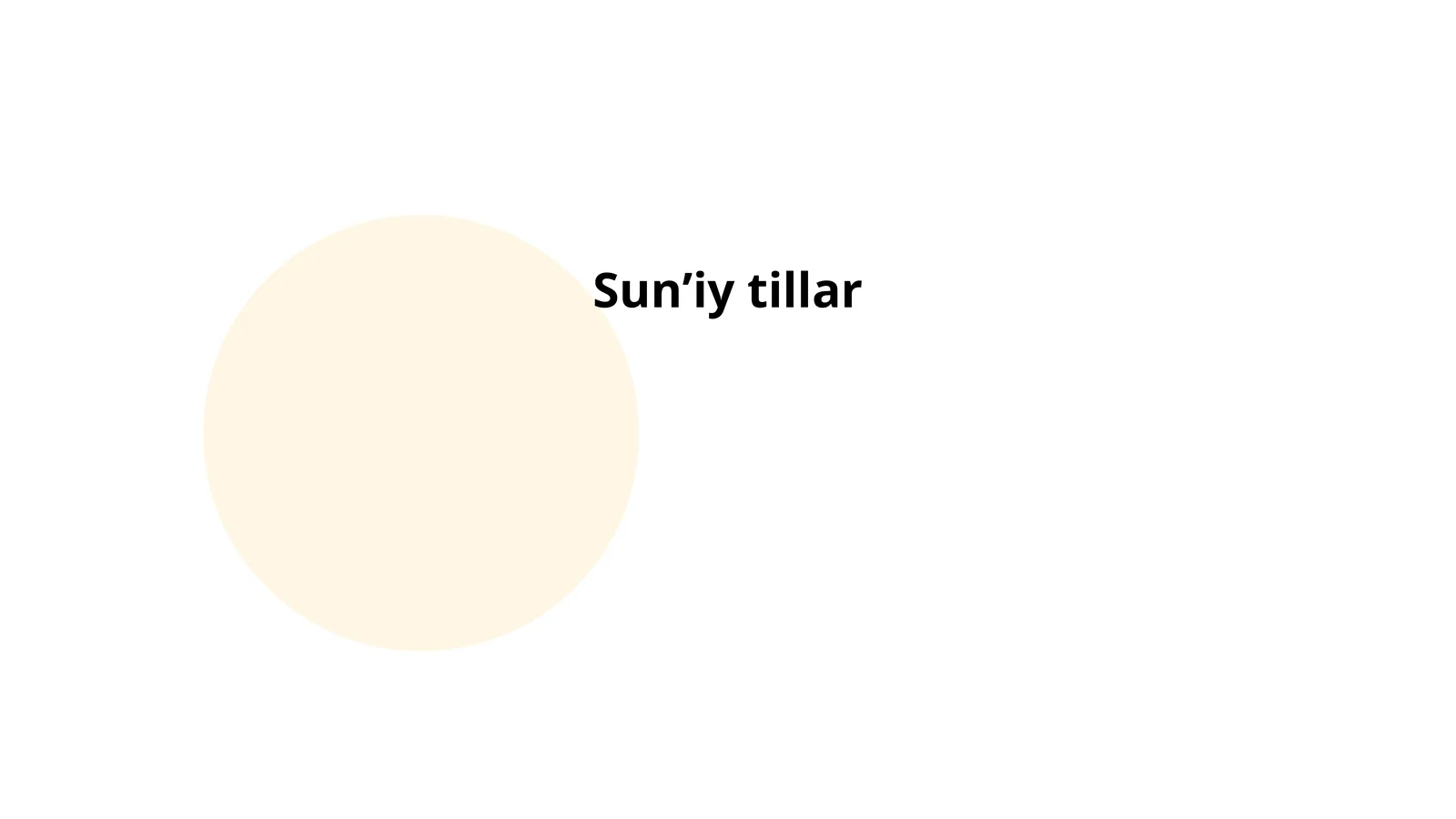 Sun'iy tillar