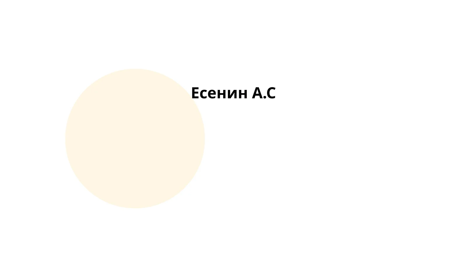 Есенин А.С