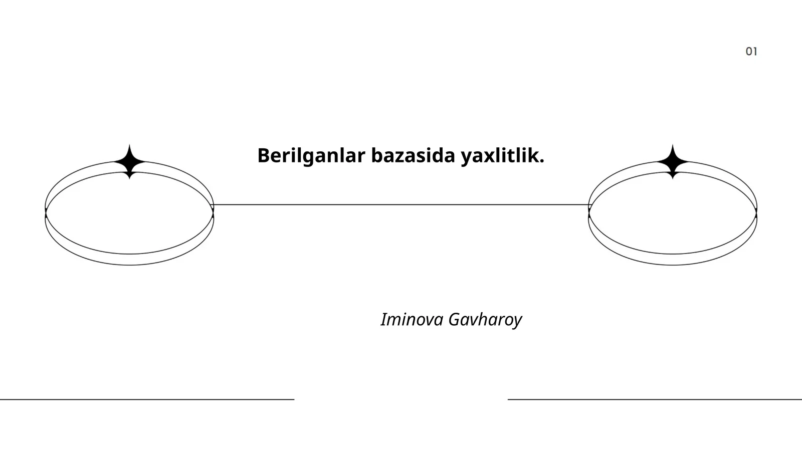 Berilganlar bazasida yaxlitlik