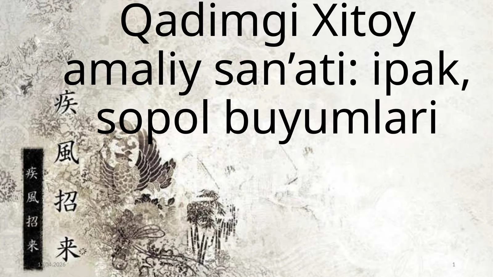 Xitoy amaliy san’ati