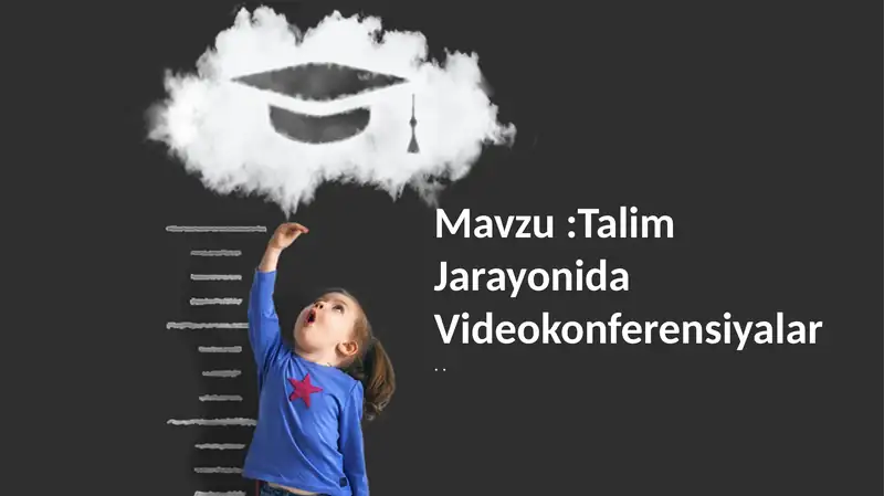 Talim Jarayonida Videokonferensiyalar