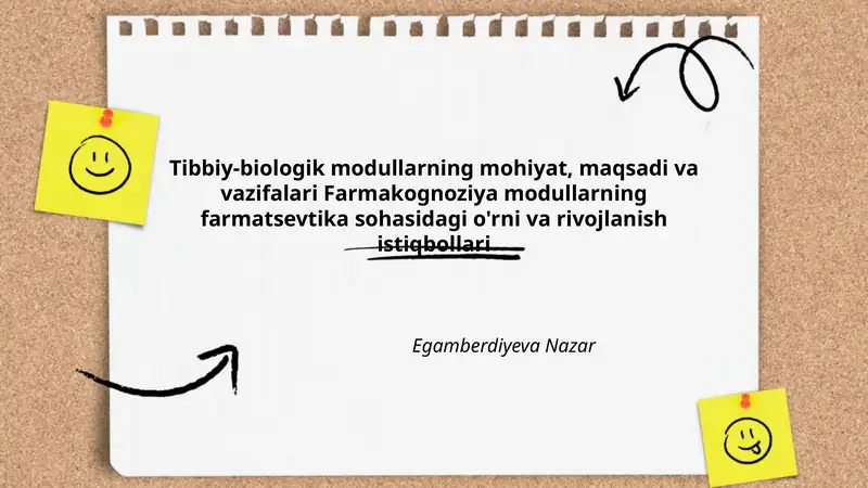 Tibbiy-biologik modullarning mohiyati