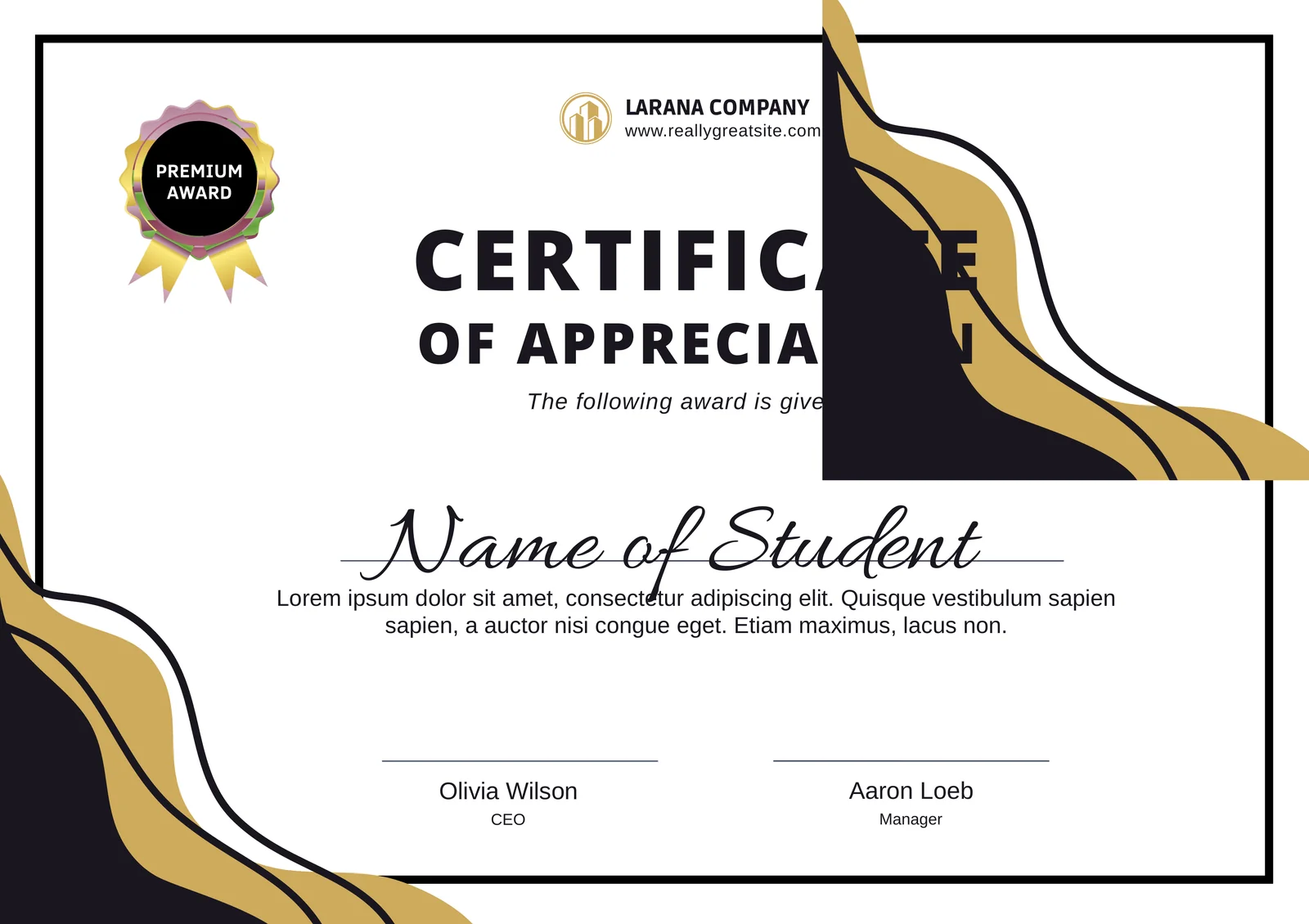 Professional Sertifikat shabloni (O‘quv markazlari va kurslar uchun, PPT) 2-namuna