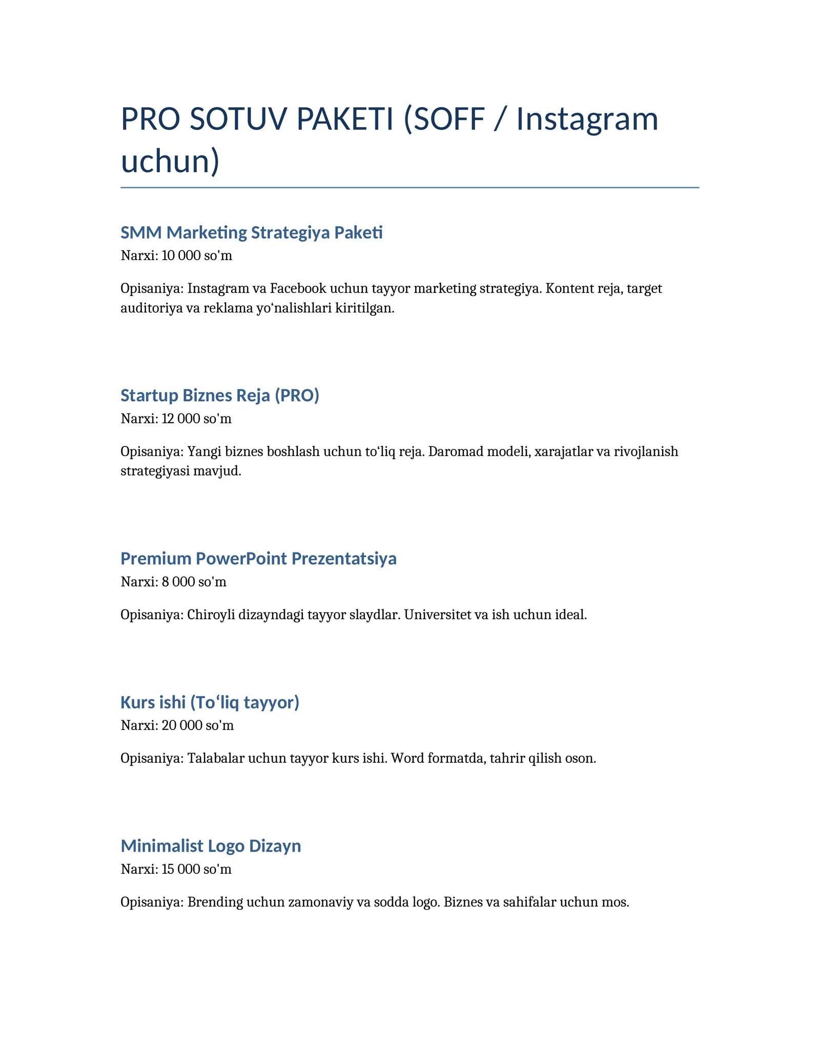Professional CV (Resume)