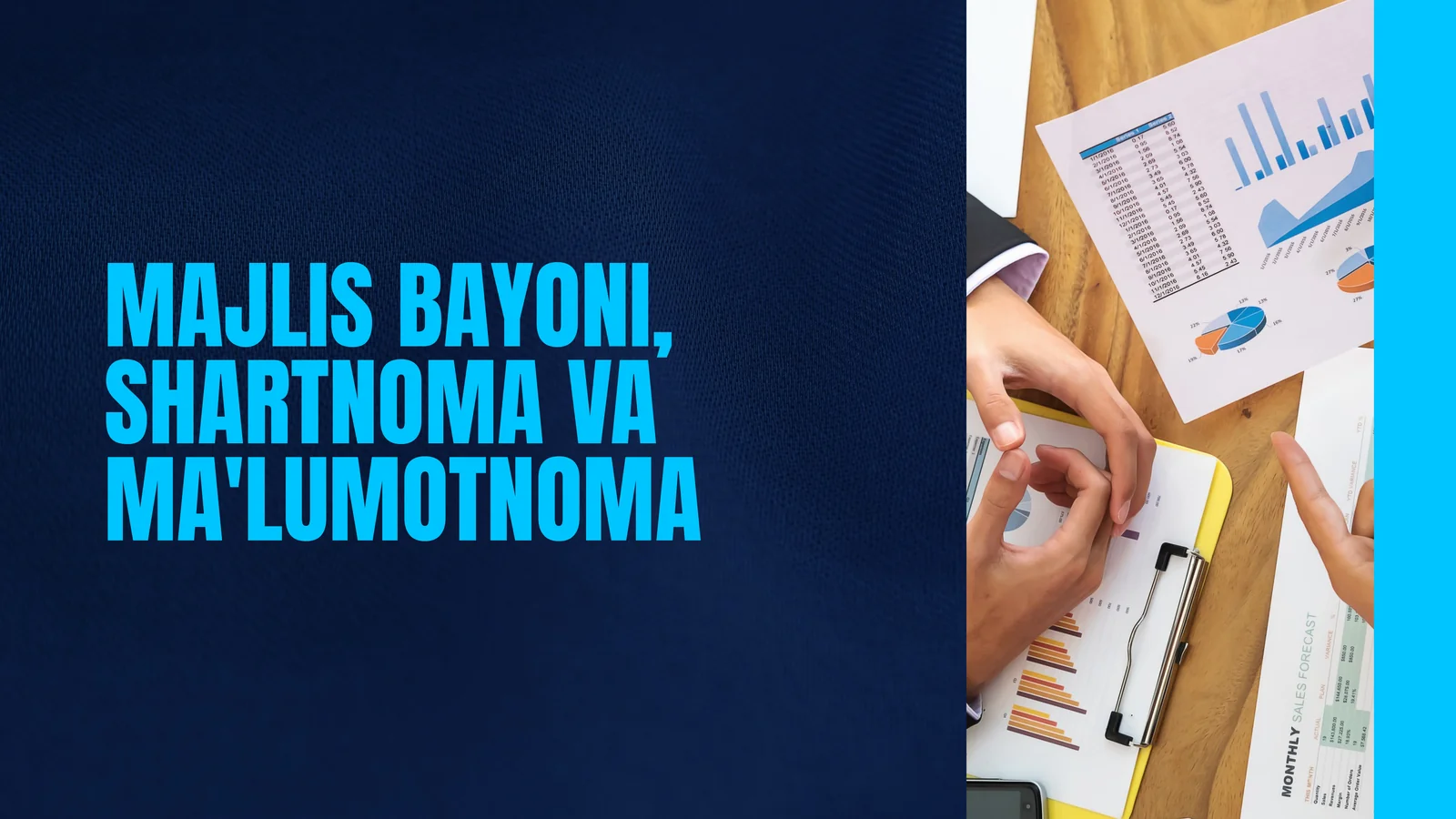 Majlis Bayoni, Shartnoma va Ma'lumotnoma