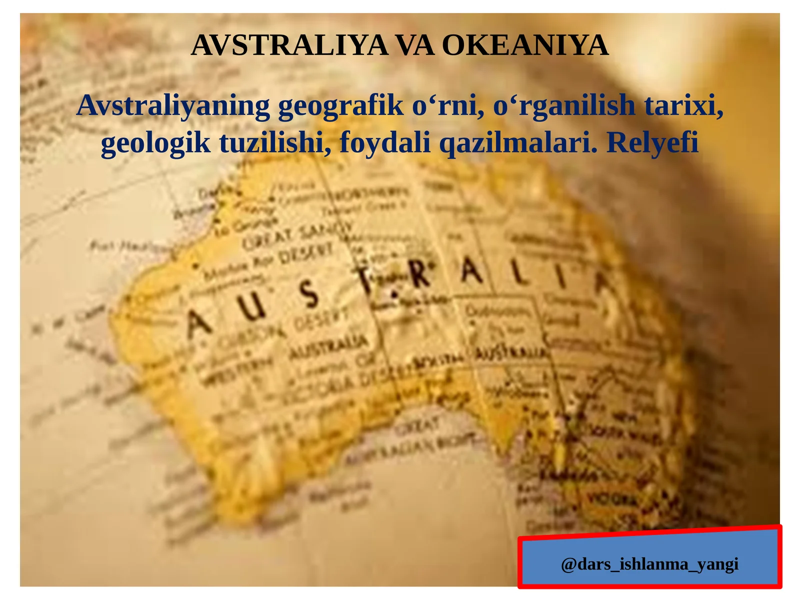 AVSTRALIYA VA OKEANIYA