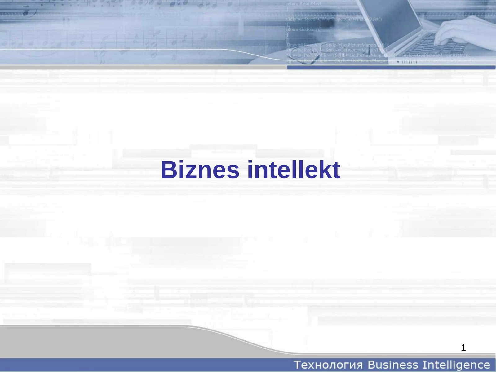 Biznes intellekt