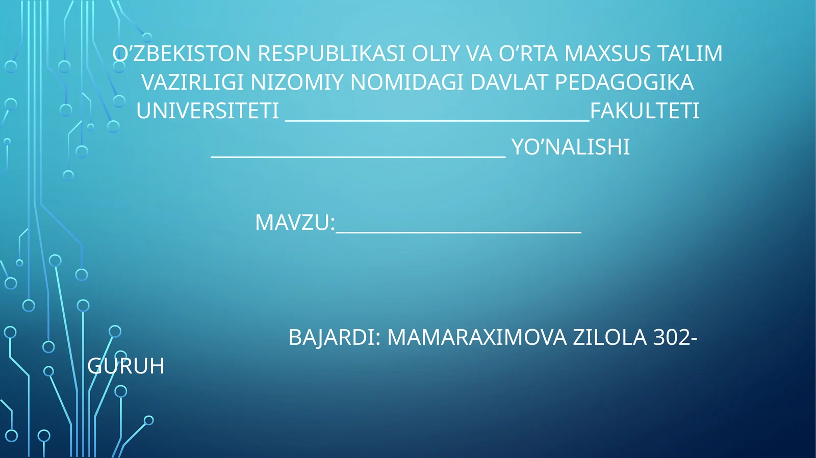 Dislaliya nutqining buzilishining rivojlanishi