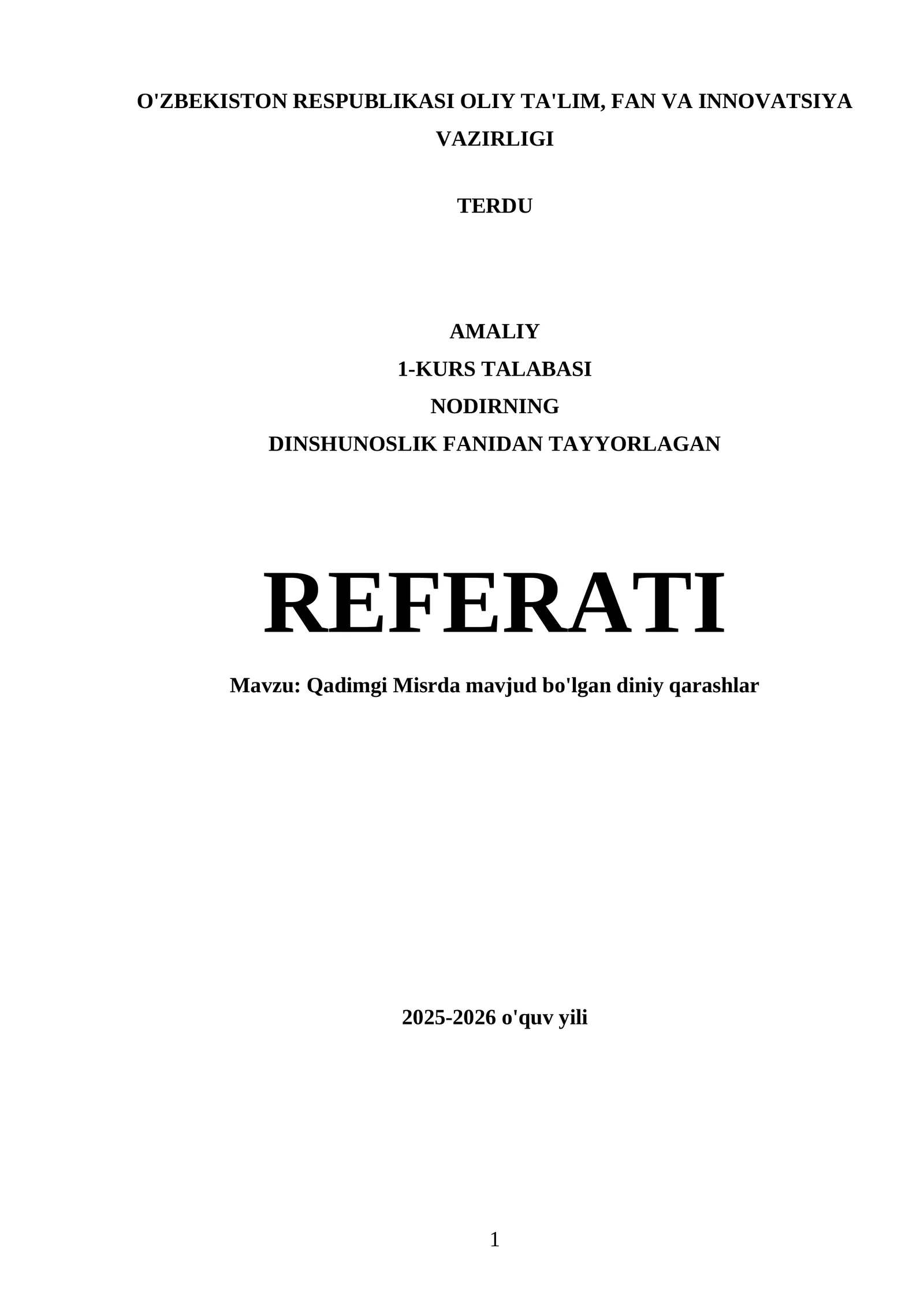 Qadimgi Misrda mavjud bo'lgan diniy qarashlar