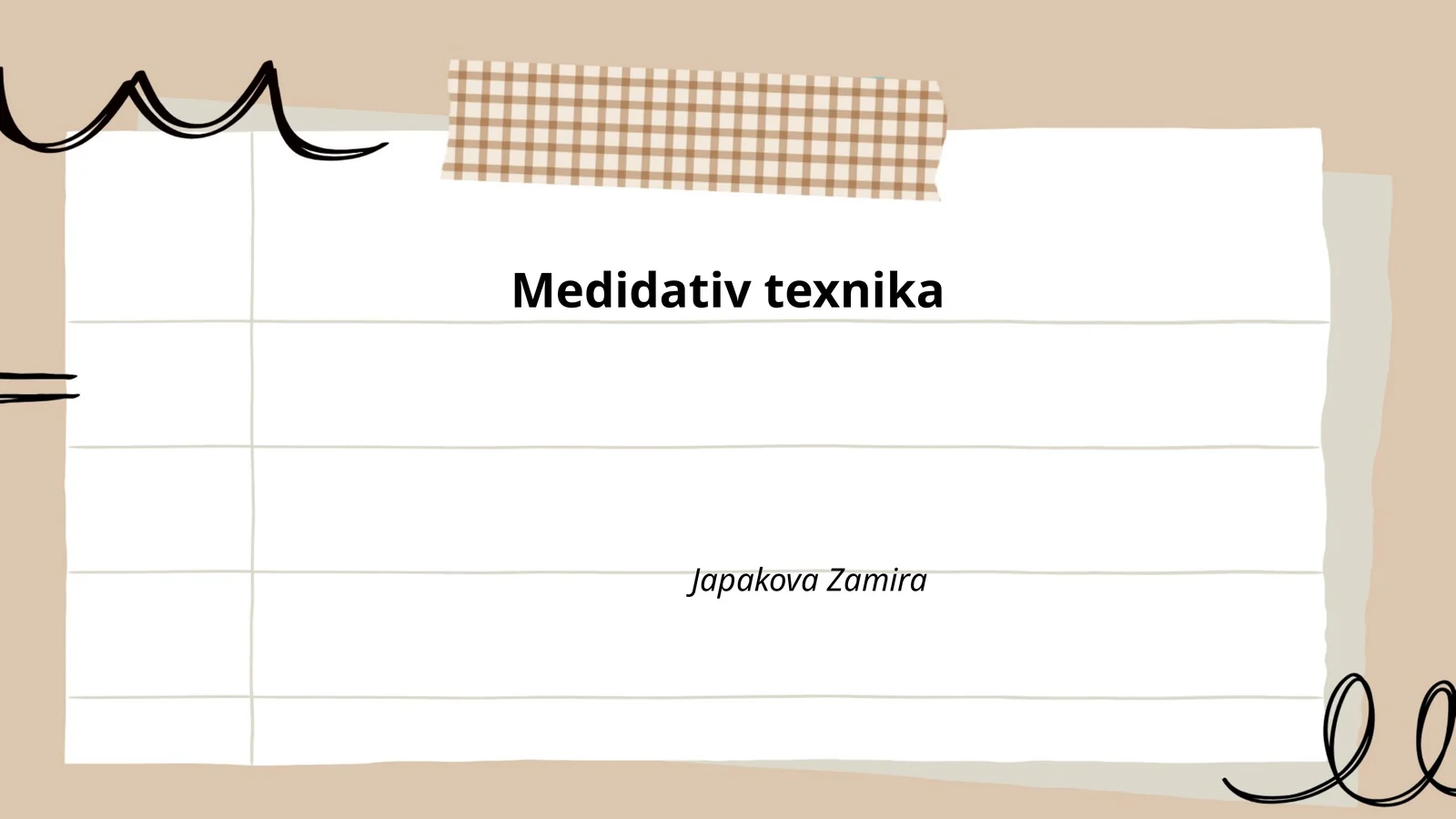 Nafasga e'tibor meditatsiyasi