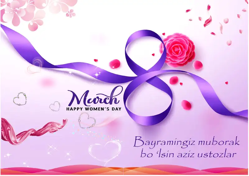 8-mart bayarmi tabriknoma flayer word variantda
