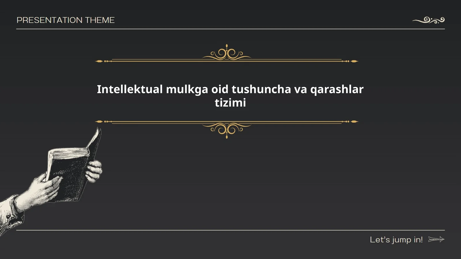 Intellektual mulkga oid tushuncha va qarashlar tizimi