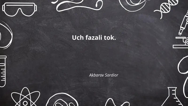 Uch fazali tok