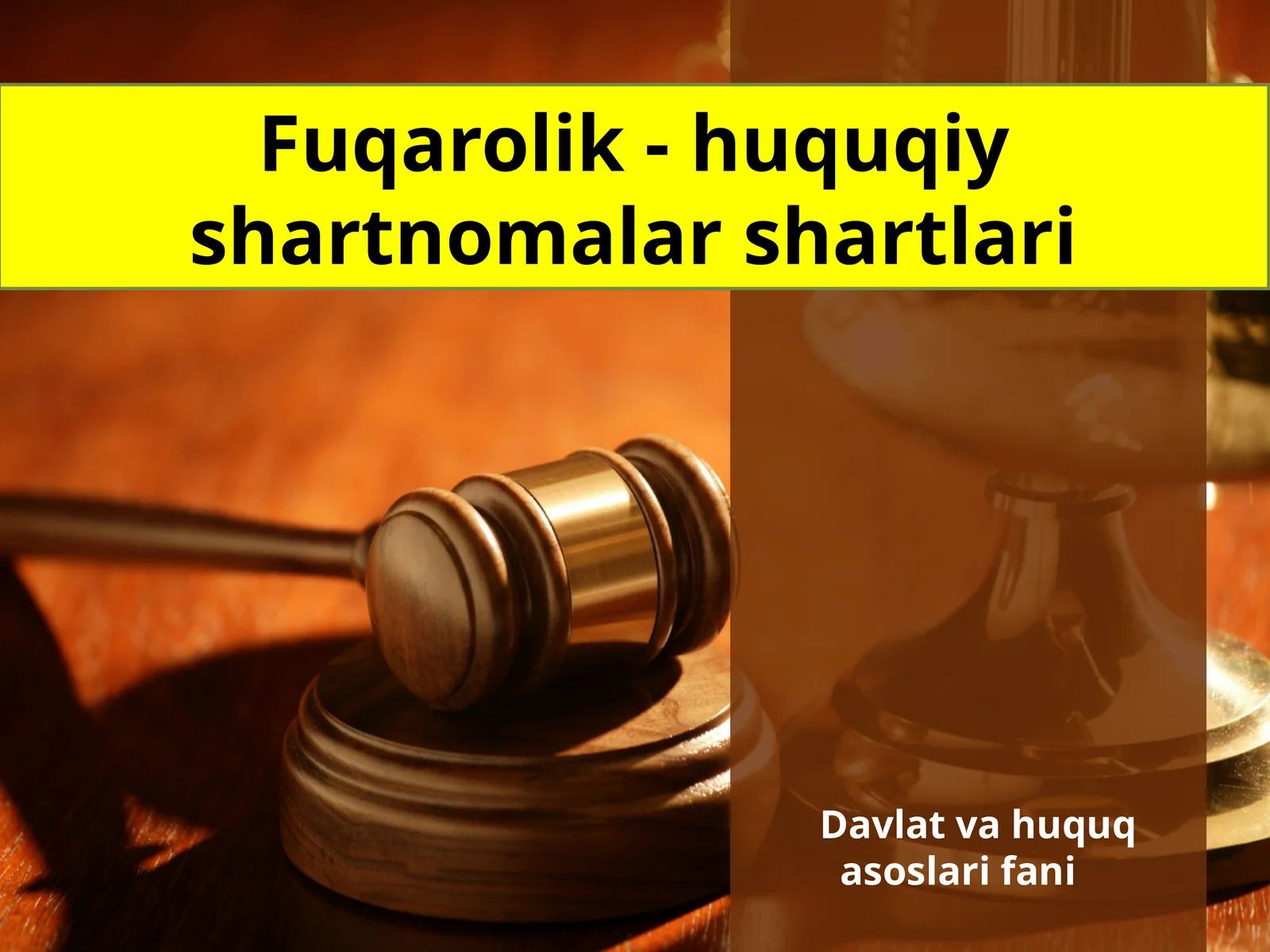 Fuqarolik-huquqiyshartnomalarshartlari