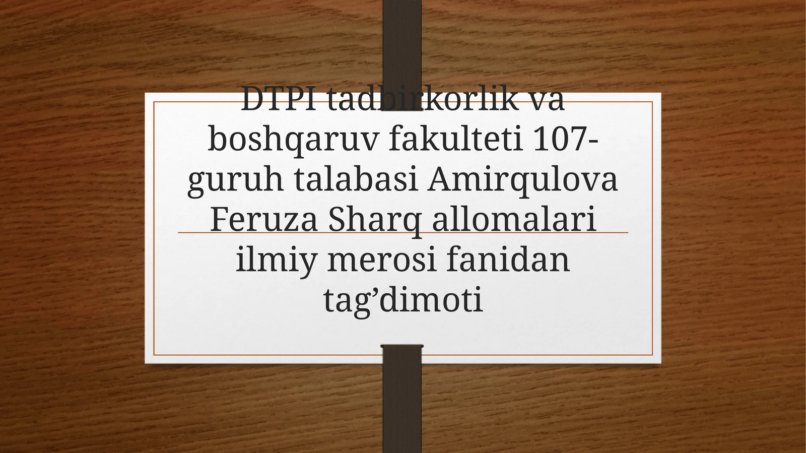 Farg’oniymodelivaKopernikyondashuvi