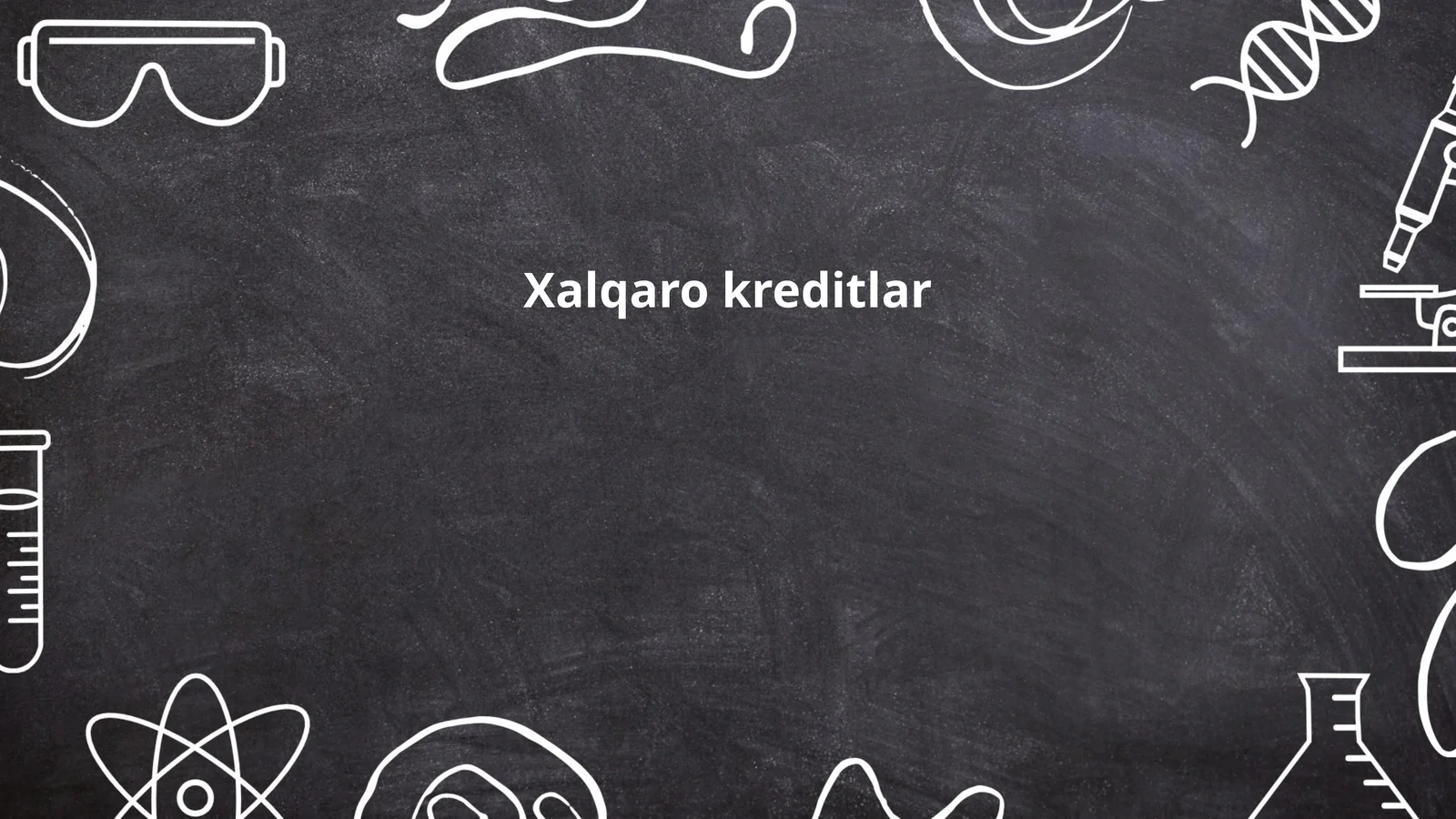 Xalqaro kreditlar