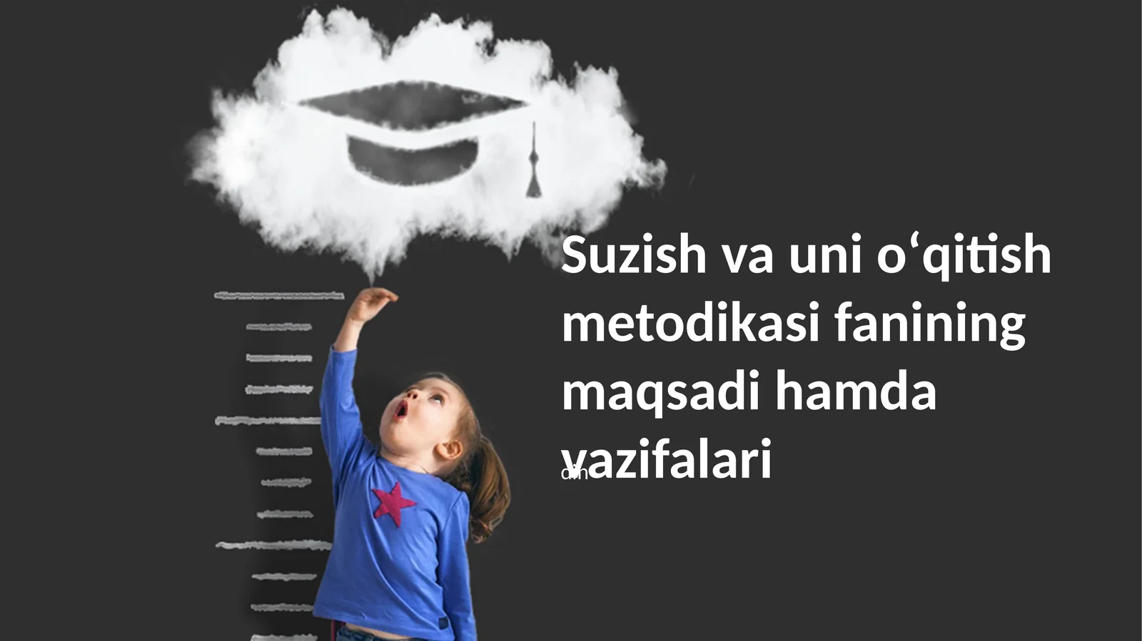 Suzish va uni o'qitish metodikasi fanining maqsadi hamda vazifalari