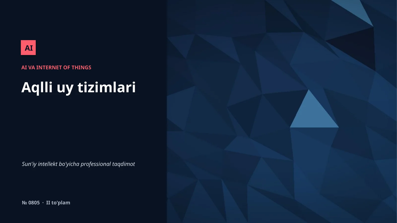 Aqlli uy tizimlari