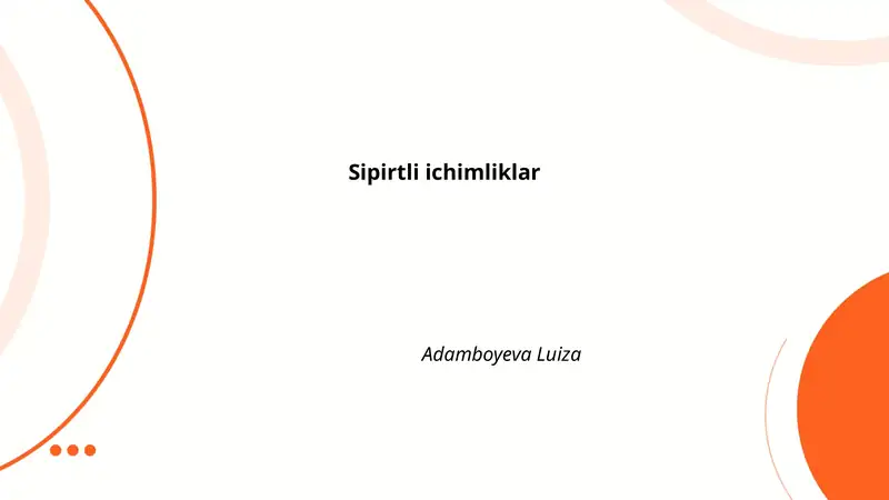 Spirtli ichimliklar