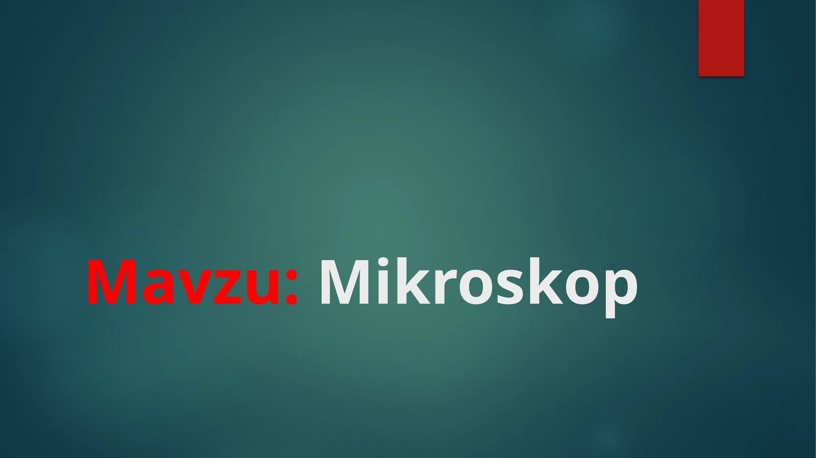 Mikroskop