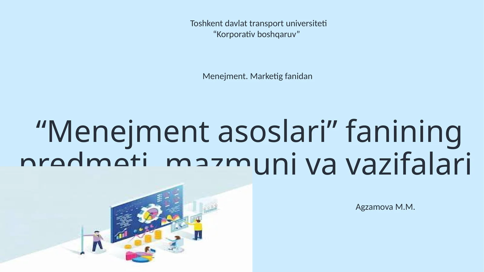MEHNAT IQTISODIYOTINING PREDMETI VA USLUBIYATI