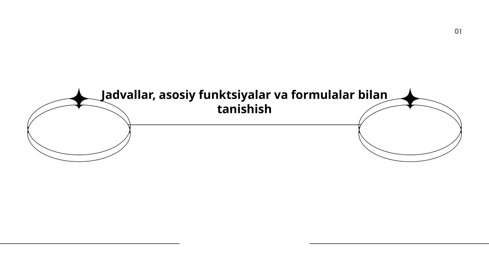 Jadvallarni yaratish asoslari