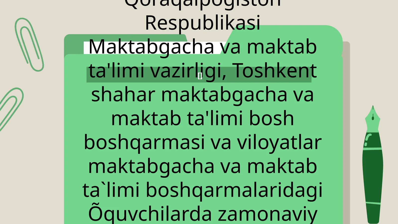 Zamonaviy ko‘nikmalarni shakllantirishning asosiy prinsiplari