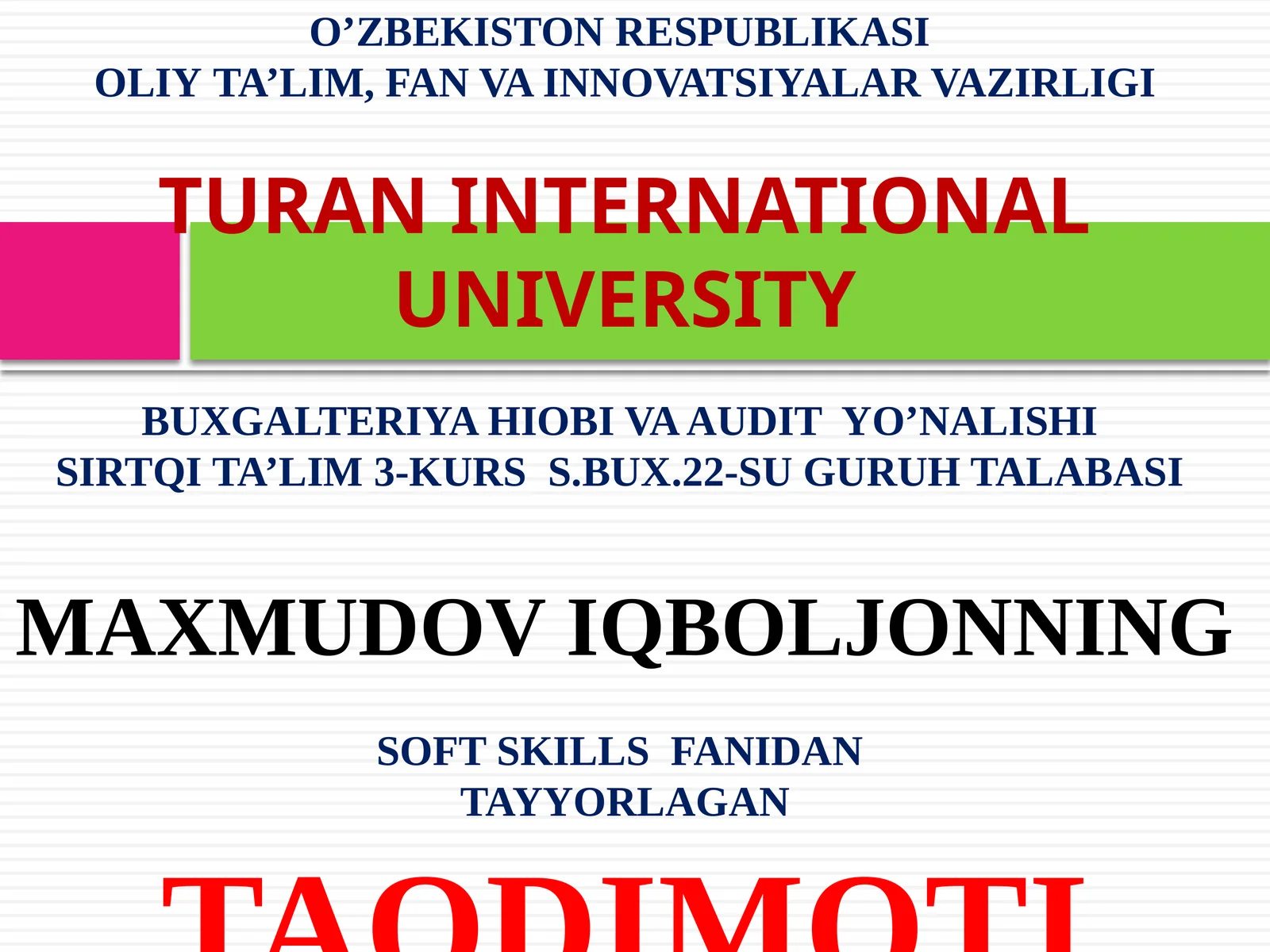 Nizolarni Hal Qilish