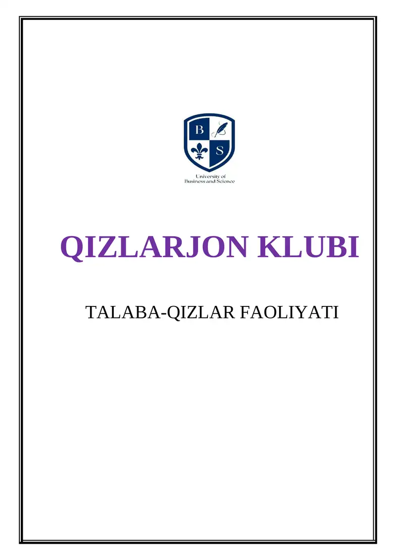 QIZLARJON KLUBI