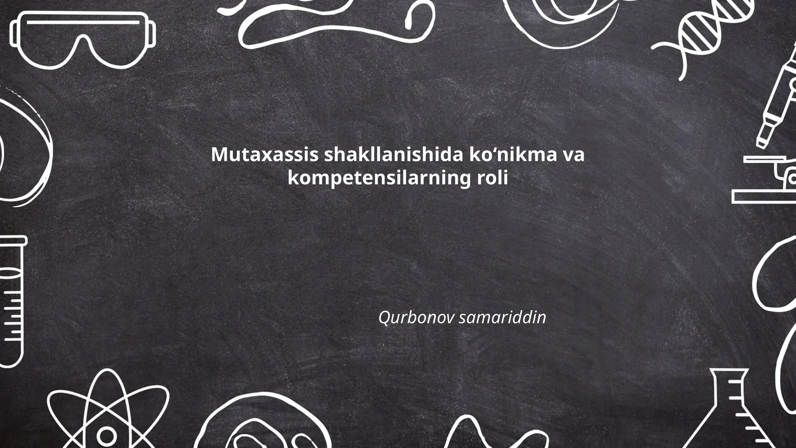 Mutaxassis shakllanishida ko‘nikma va kompetensilarning roli