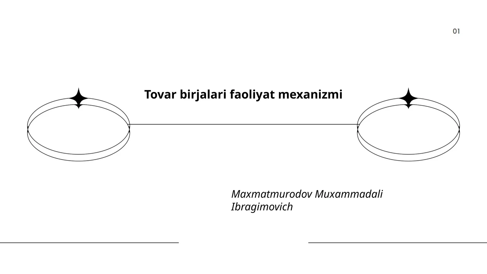 Tovar birjalari faoliyat mexanizmi