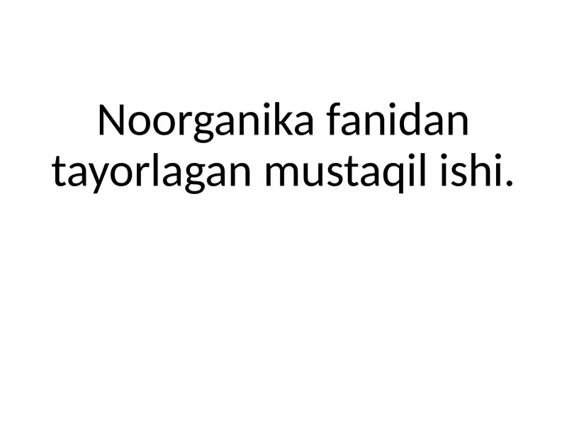 Selen va Tellur kislatalarining qatirida oksidlovchilik-qaytaruvchilik xossalarining o'zgarishi