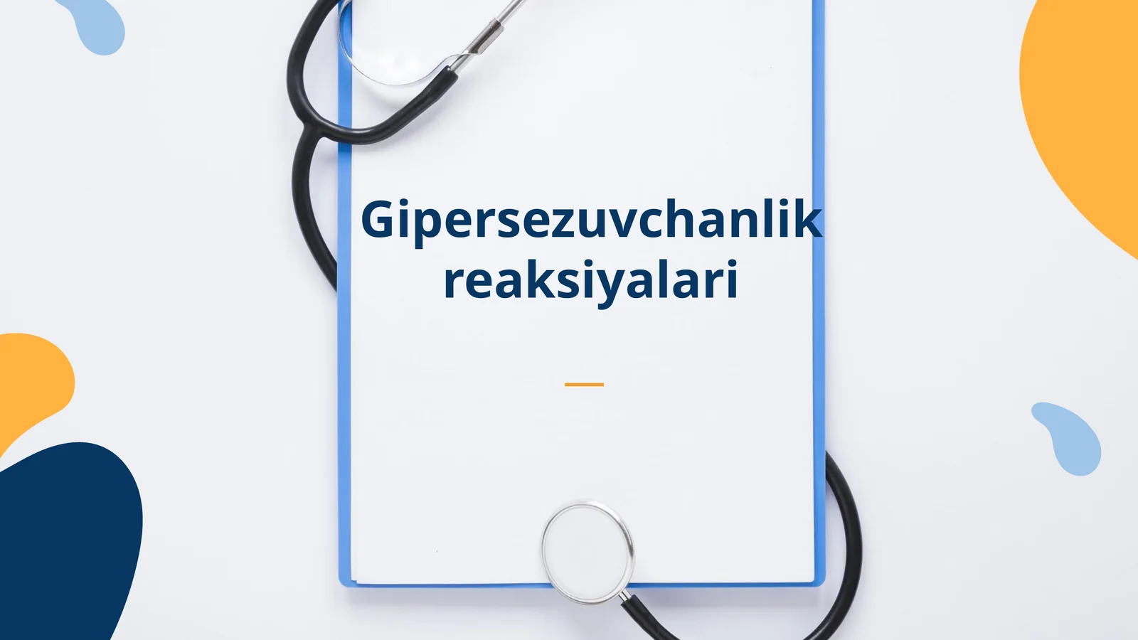 Gipersezuvchanlik reaksiyalari