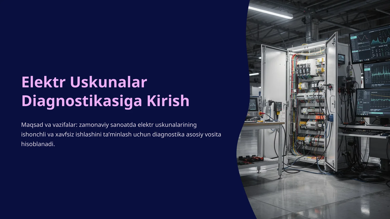 Elektr Uskunalar Diagnostikasiga Kirish