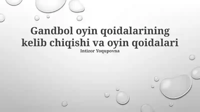 Gandbolning Olimpiada debyuti 1936-yil Berlindagi yozgi Olimpiada o'yinlarida
