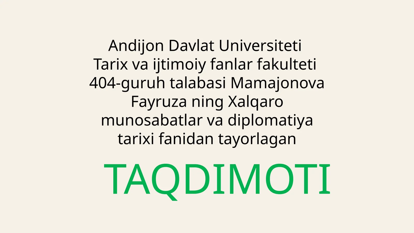 QADIMGI XITOY DIPLOMATIYASI Zhoudan Tanggacha bo‘lgan davrda marosim, savdo va qudrat uyg‘unligi