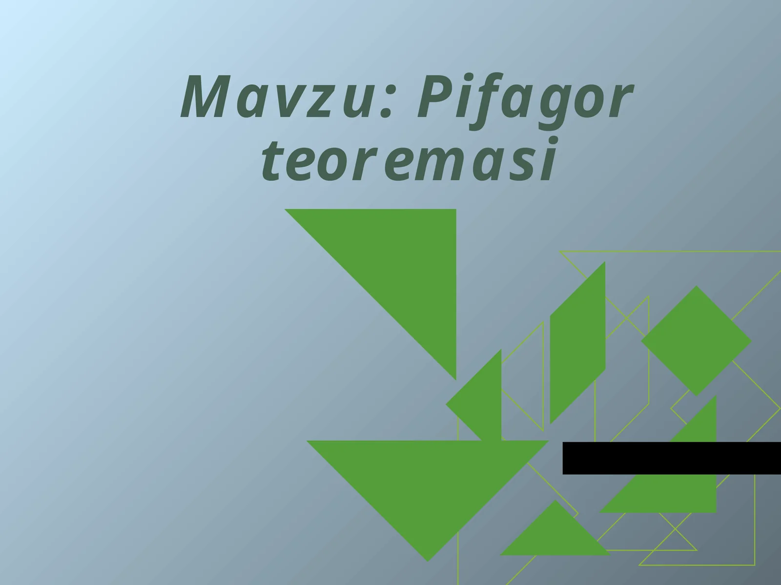 Pifagor teoremasi