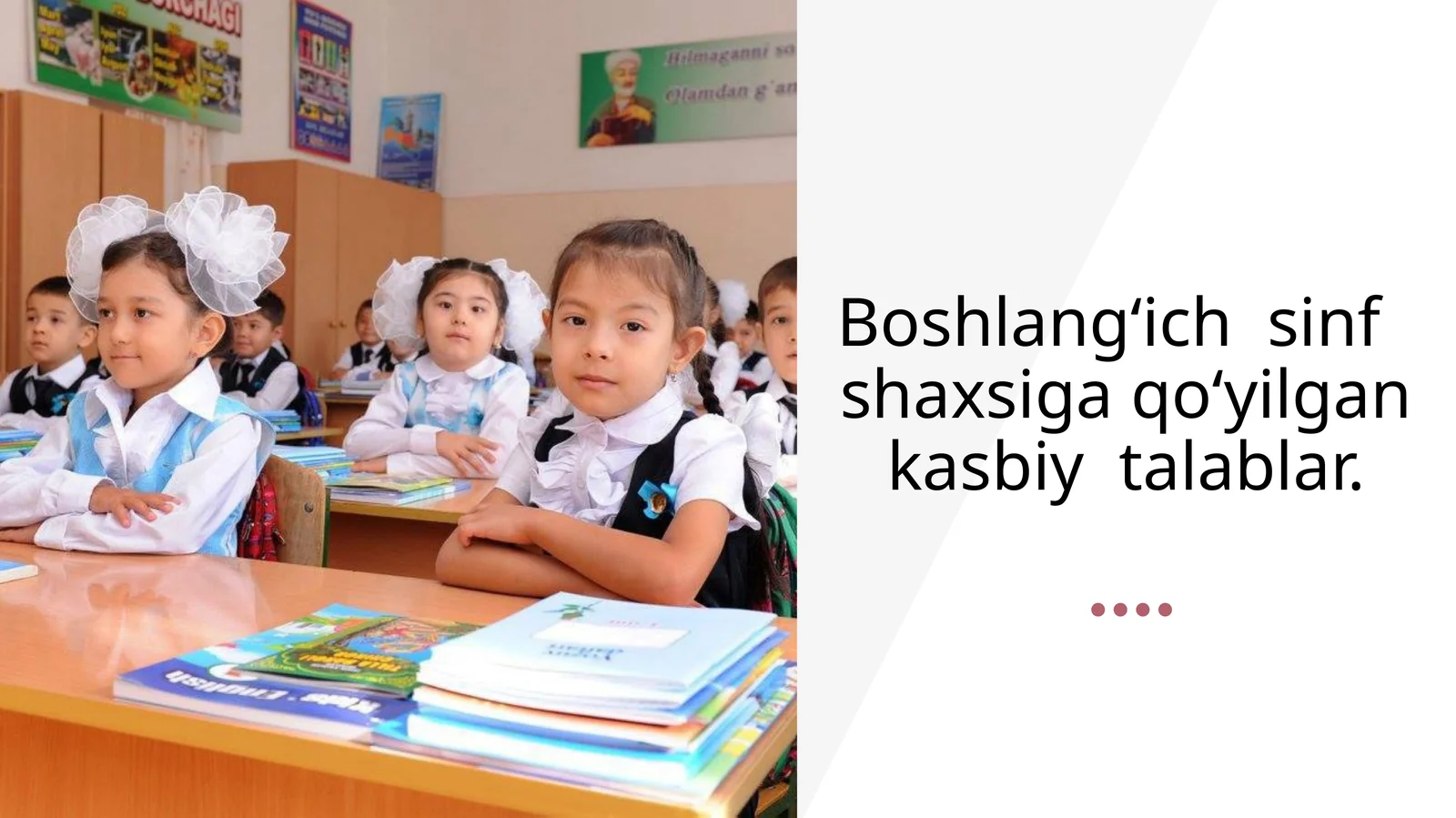 Pedagoglik kasbining tarixiy taraqqiyoti va uning jamiyatdagi o'rni
