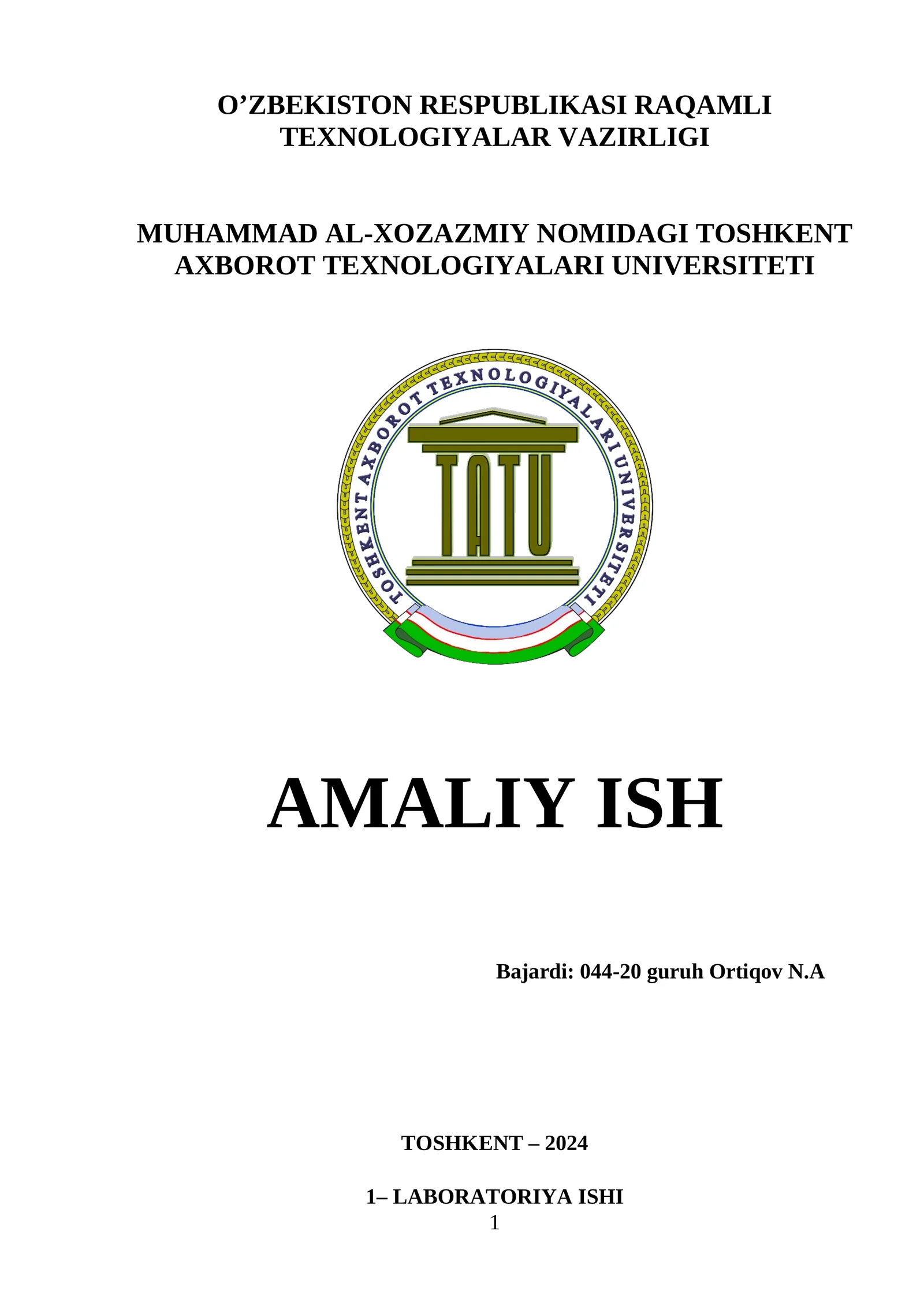 ARP VA ICMP PROTOKOLLARINING ISHLASH TAMOYILLARINI TADQIQ QILISH
