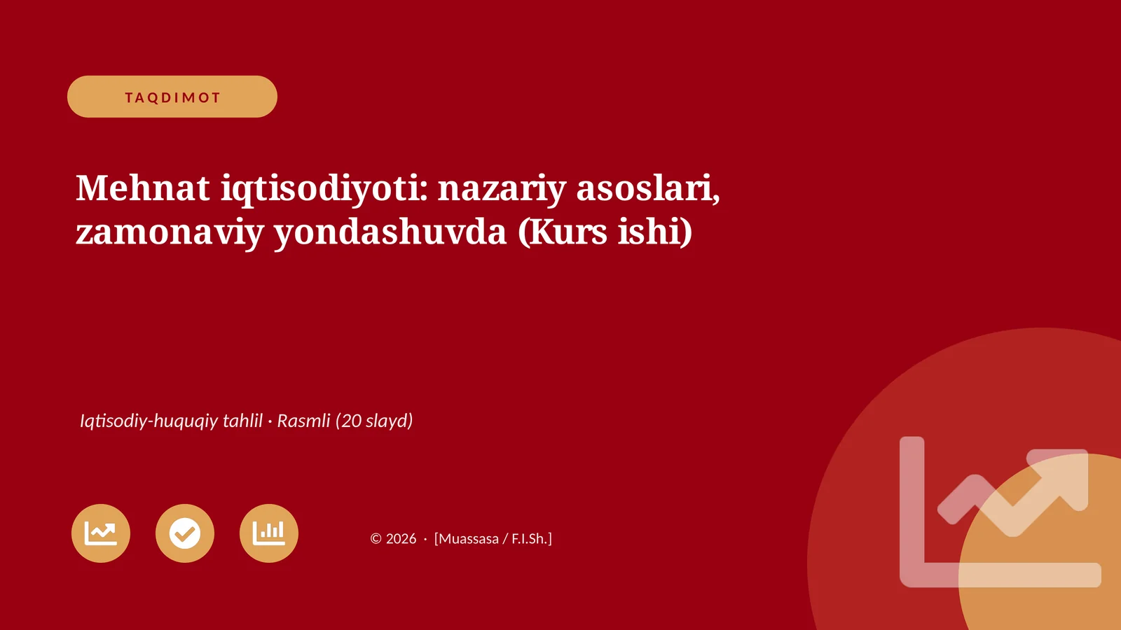 Mehnat iqtisodiyoti: nazariy asoslari, zamonaviy yondashuvda (Kurs ishi)