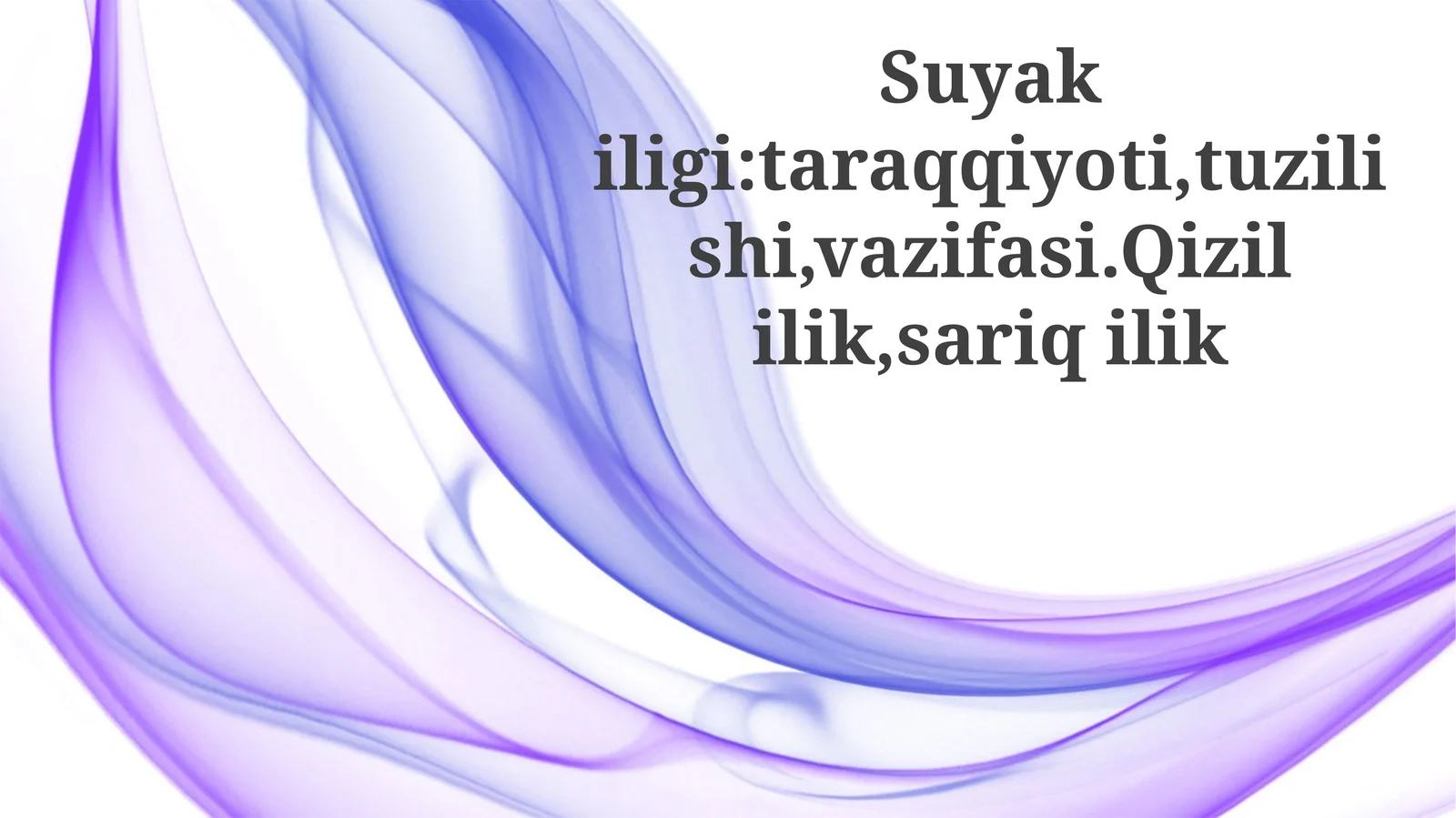 Suyak ko'migining funksiyasi: Qizil va sariq ko'mik